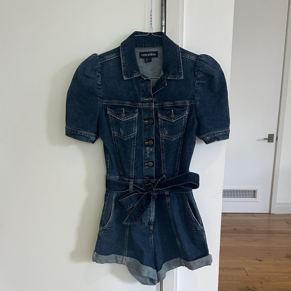Retrofete Denim Jumpsuit in Blue